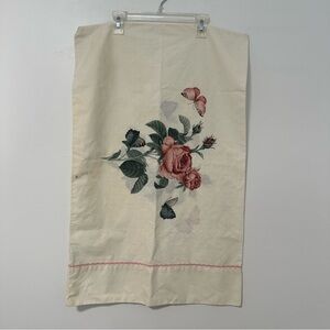Vintage Floral Print Standard Pillow Case